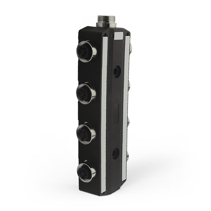 Junction Box industrial 7/8” cu 5 pini, 8 porturi