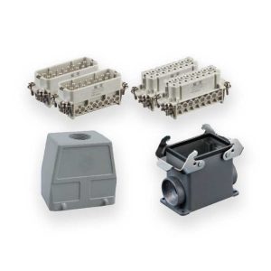 Cutie conector HA, 32 circuite, 400V/10A, crimpaj tip shrapnel, ieșire pe suprafață