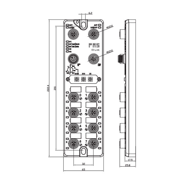 IO-Link Master multi-protocol – 8 porturi (Clasa A) - Image 3
