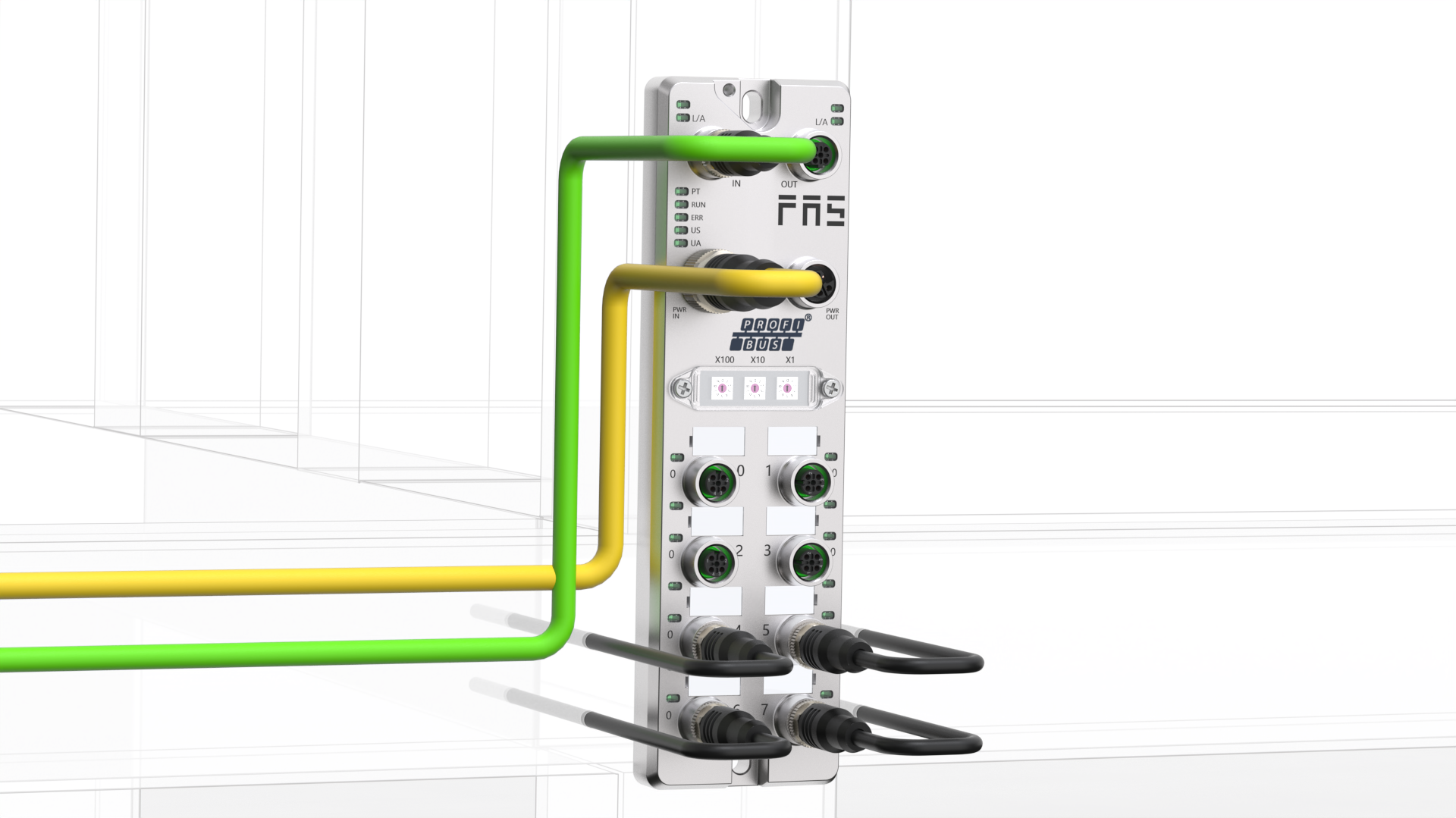 IO-Link Master multi-protocol – 8 porturi (Clasa A)