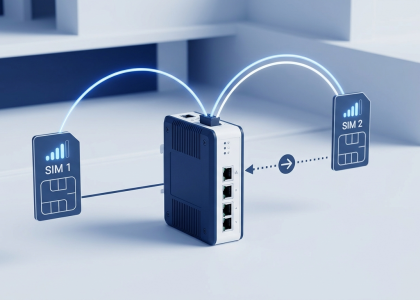 Concept failover dual SIM pentru conectivitate industriala neintrerupta