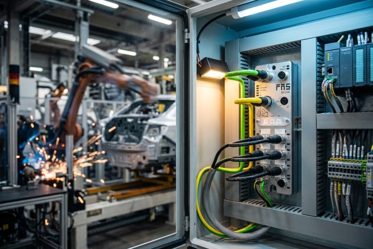 IO-Link Master și Hub FAS: arhitectura care conectează senzorii la rețeaua industrială