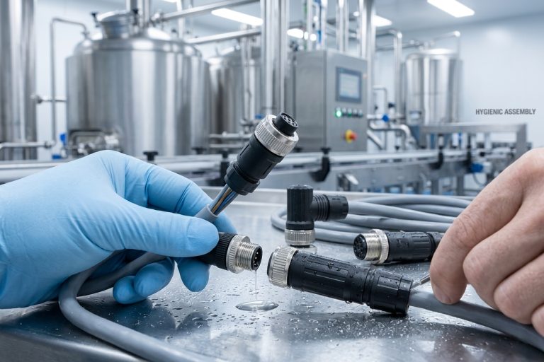 Conectori industriali M8/M12 FAS: cablare rapidă de teren, fără compromisuri de fiabilitate