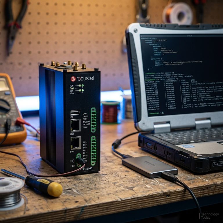 Robustel EG5100: gateway edge computing cu Docker — mai mult decât un router