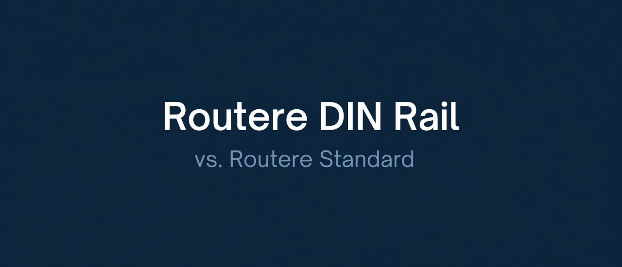 Grafic banner routere DIN rail vs standard